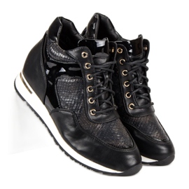 J. Star Sneakers con lacci nero 2