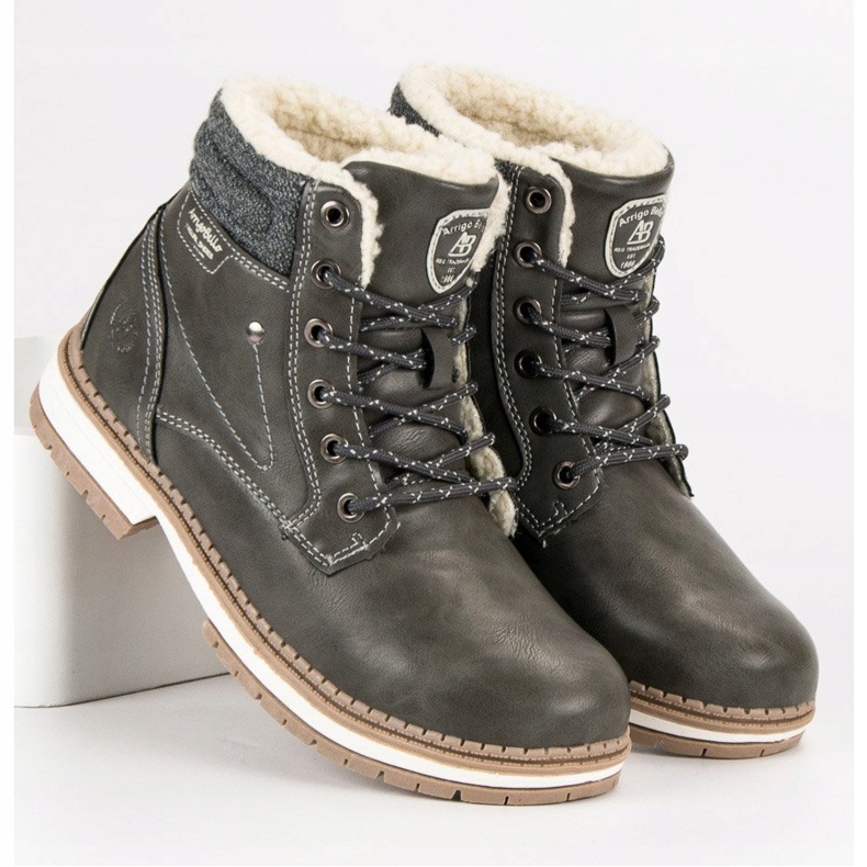 Arrigo Bello Trapper comodi grigio 2