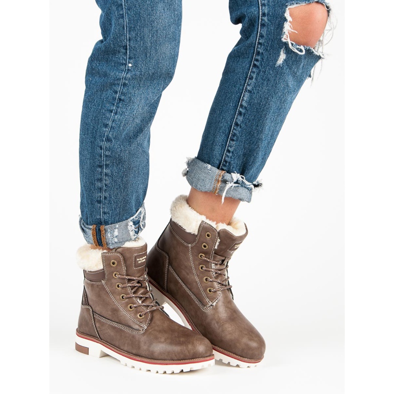 Arrigo Bello Trapper invernali caldi marrone 1