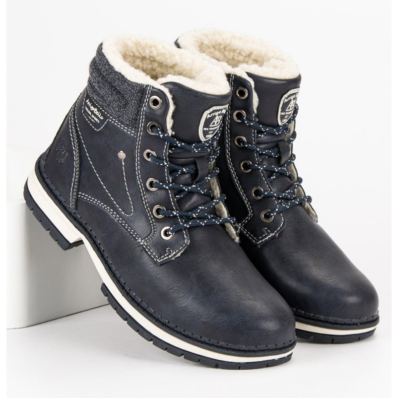 Arrigo Bello Trapper comodi blu 1