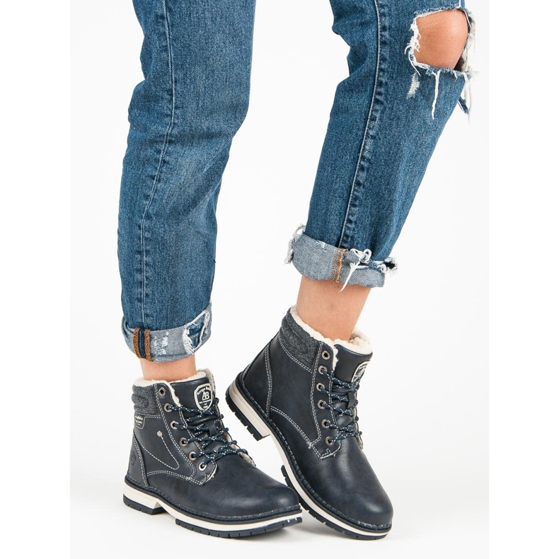 Arrigo Bello Trapper comodi blu 2