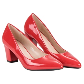 Décolleté classiche laccate rosso 1