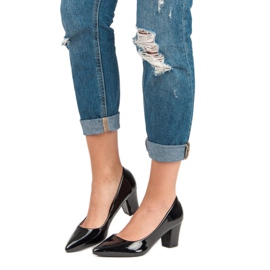 Décolleté classiche laccate nero 1