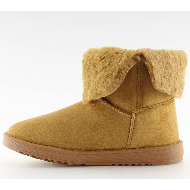 Emusy con nappa cammello SP04P Camel marrone 2