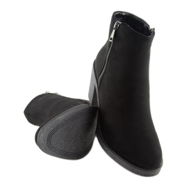 Stivali neri con tacco largo 2013 Nero 1