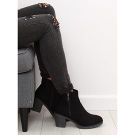 Stivali neri con tacco largo 2013 Nero 2