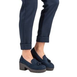 Ch. Creation Mocassini alla moda blu 2