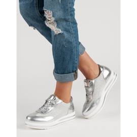 Fama Scarpe da ginnastica alla moda grigio 2