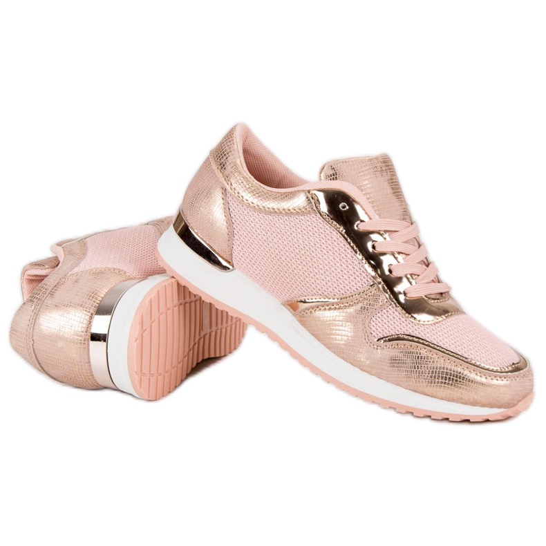 Scarpe sportive alla moda rosa 1