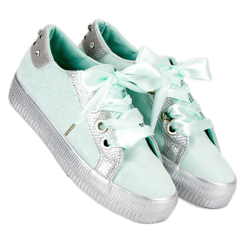 Bestelle Scarpe sportive legate verde 1