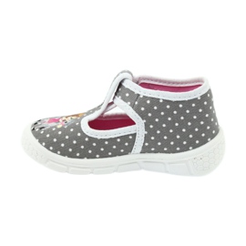 Scarpe per bambini Befado miele pu 531P006 bianco grigio 2