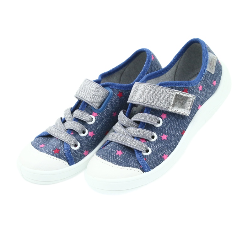 Befado scarpe per bambini pantofole sneakers 251X105 blu grigio 4