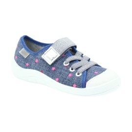 Befado scarpe per bambini pantofole sneakers 251X105 blu grigio 1