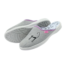 Pantofole per scarpe per bambini Befado 707Y398 grigio 5