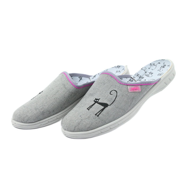 Pantofole per scarpe per bambini Befado 707Y398 grigio 4