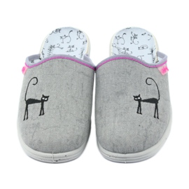 Pantofole per scarpe per bambini Befado 707Y398 grigio 3