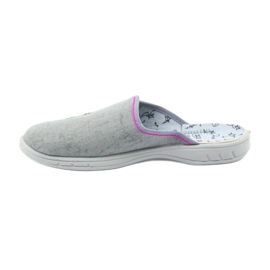 Pantofole per scarpe per bambini Befado 707Y398 grigio 2