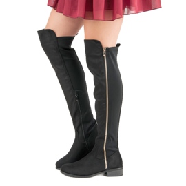 Seastar Stivali neri con cerniera nero 2