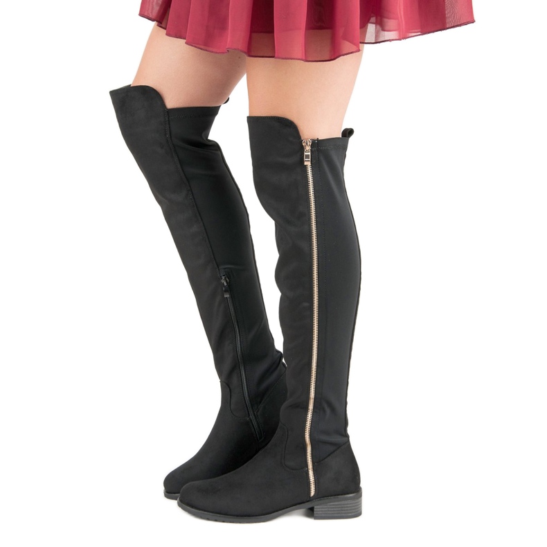 Seastar Stivali neri con cerniera nero 2