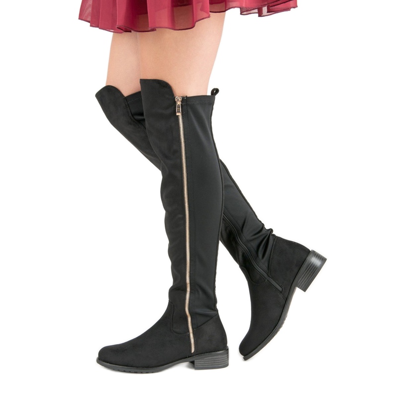 Seastar Stivali neri con cerniera nero 1