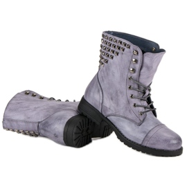 Kayla Lavoratori allacciati blu 2