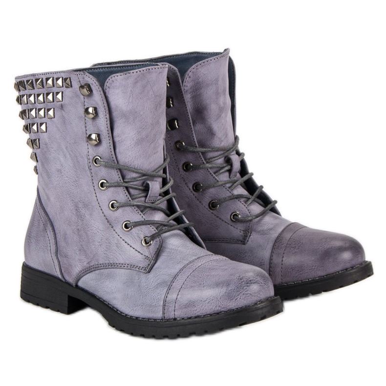 Kayla Lavoratori allacciati blu 1