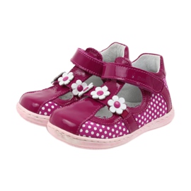 Ballerine a pois con fiori Ren But 267 rosa bianco 3