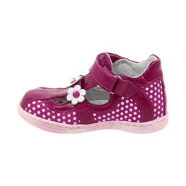 Ballerine a pois con fiori Ren But 267 rosa bianco 2