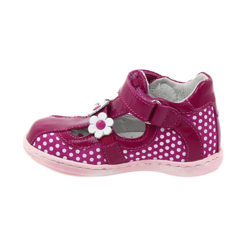 Ballerine a pois con fiori Ren But 267 rosa bianco 2