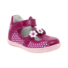 Ballerine a pois con fiori Ren But 267 rosa bianco 1