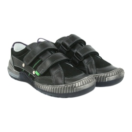 Scarpe da bambino Bartek 55287 nere nero grigio verde 4