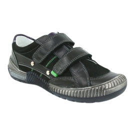 Scarpe da bambino Bartek 55287 nere nero grigio verde 1