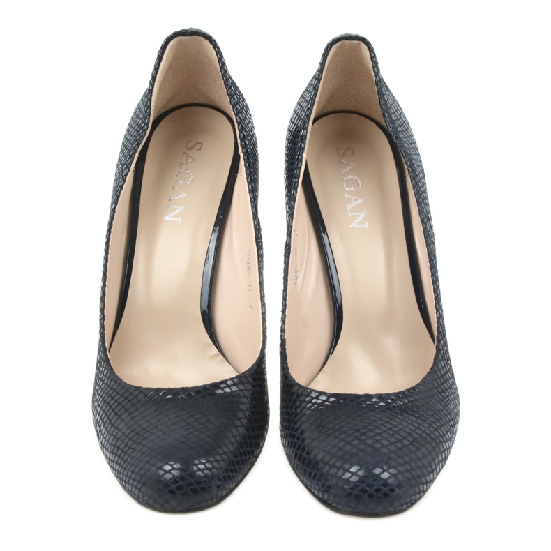 Décolleté Sagan 2600 blu navy 4