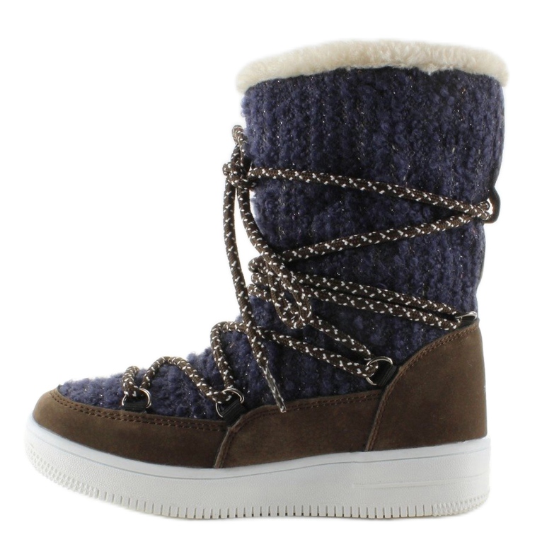 Stivali da neve per bambini eskimoski k1646102 Marino blu navy 1