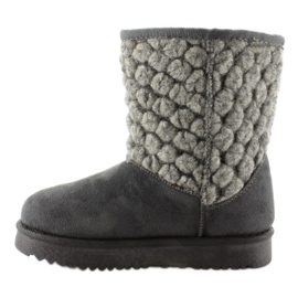 Emuse per bambini con tomaia in feltro k1647405 Gris grigio 1