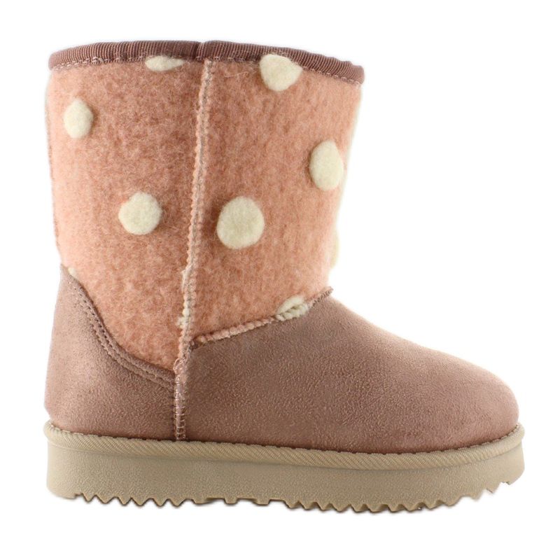Emuse per bambini con tomaia in feltro k1647405 Rosa 2