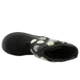 Emuse per bambini con tomaia in feltro k1647405 Nero 1