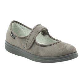Scarpe da donna Dr.Orto Befado sul piede diabetico 462d001 per velcro grigio 1