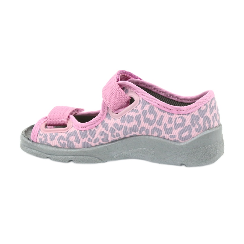 Befado scarpe per bambini sandali pantofole 969x092 rosa grigio 2