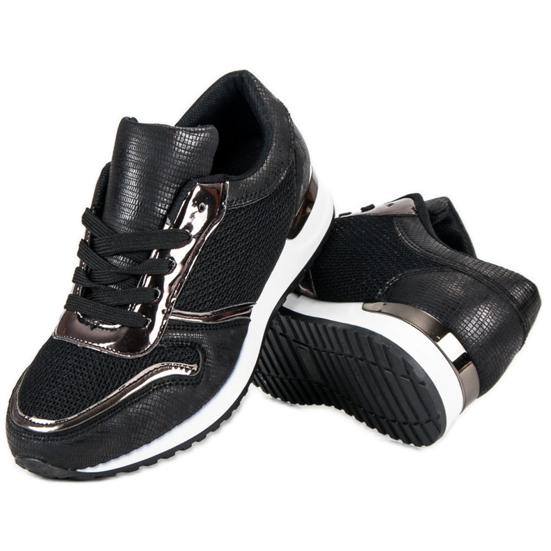Scarpe sportive alla moda nero 2