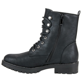 Classiche lavoratrici con lacci nero 1