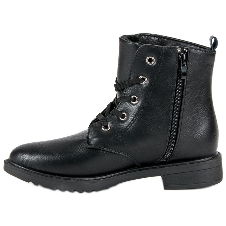 Stivaletti classici stringati nero 1