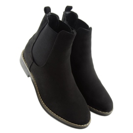 Stivaletti Chelsea neri da donna neri 491 Black nero 2