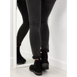 Stivaletti Chelsea neri da donna neri 491 Black nero 1
