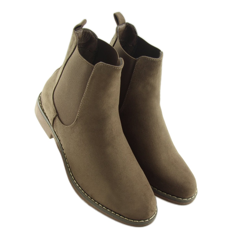 Stivaletti Chelsea da donna, marrone 491 Khaki 2