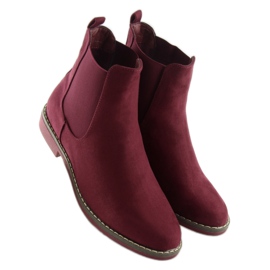 Stivali Jodhpur da donna, bordeaux 491 Red rosso 2