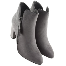 Stivali grigi con tacco alto 6900 Grey grigio 1