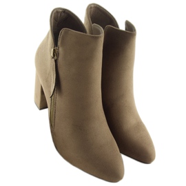 Stivali marroni con tacco alto 6900 Khaki marrone 1