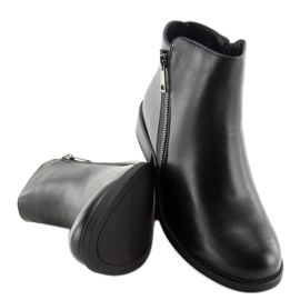 Stivaletti Chelsea neri da donna 7352-PA Black nero 1