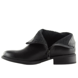 Stivaletti Chelsea neri da donna 7352-PA Black nero 2